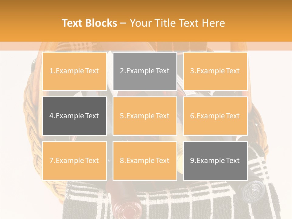 Picnic Hard Liquor Bunch PowerPoint Template