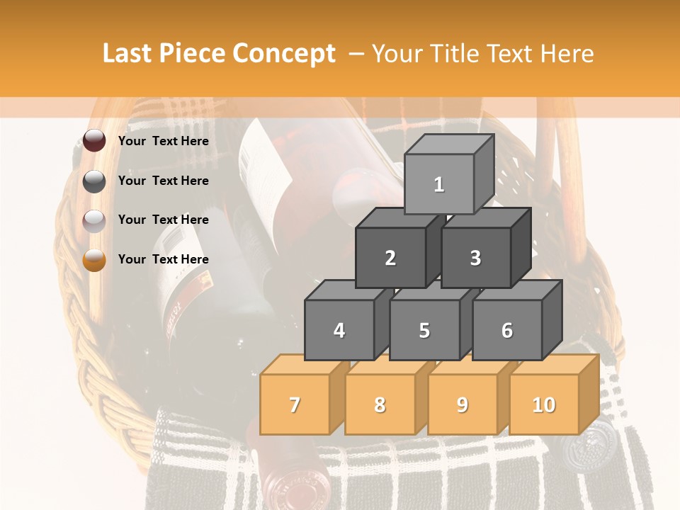 Picnic Hard Liquor Bunch PowerPoint Template