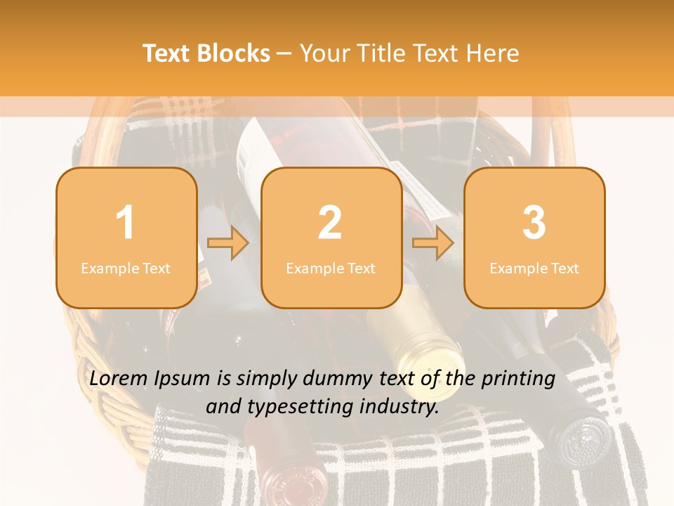 Picnic Hard Liquor Bunch PowerPoint Template