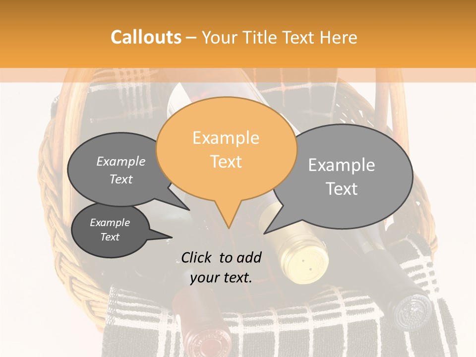 Picnic Hard Liquor Bunch PowerPoint Template