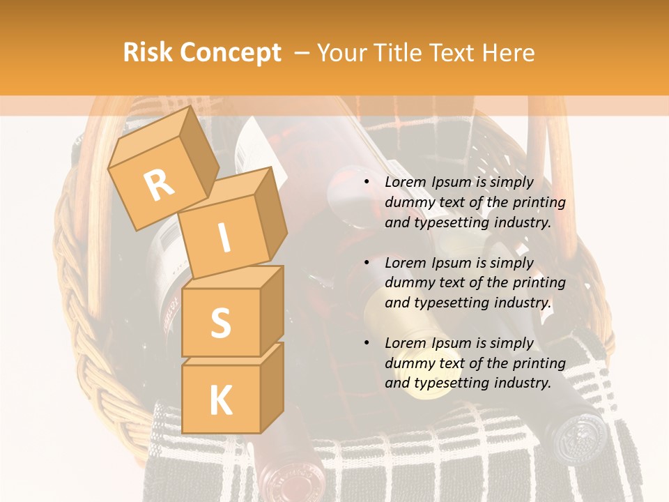 Picnic Hard Liquor Bunch PowerPoint Template