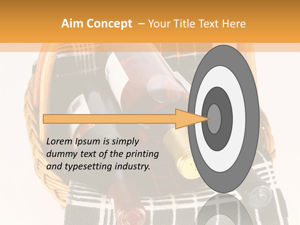 Picnic Hard Liquor Bunch PowerPoint Template