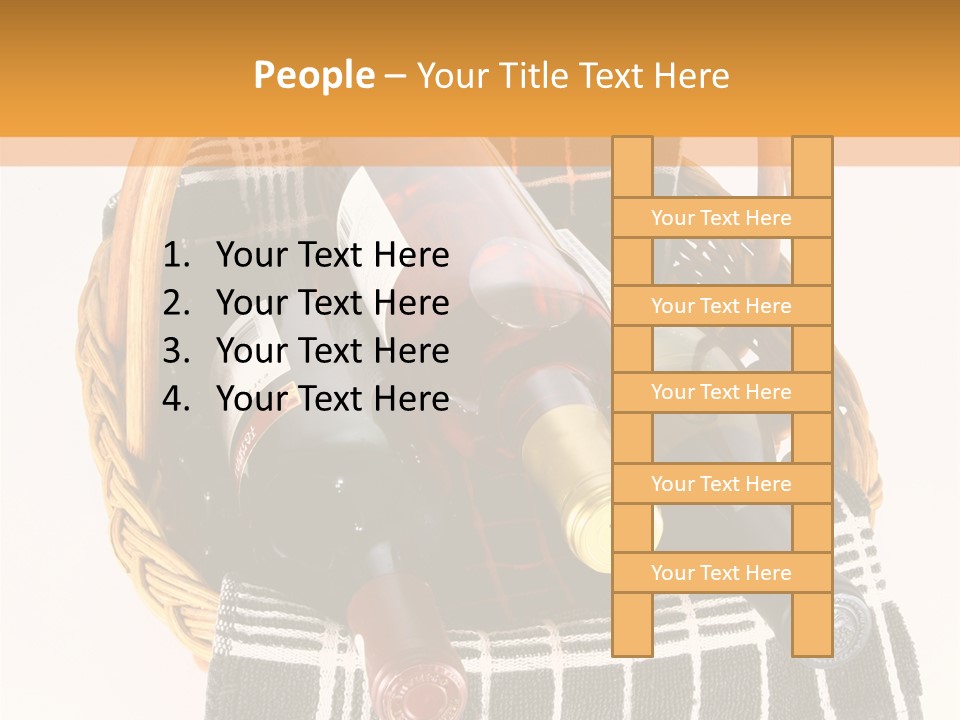 Picnic Hard Liquor Bunch PowerPoint Template