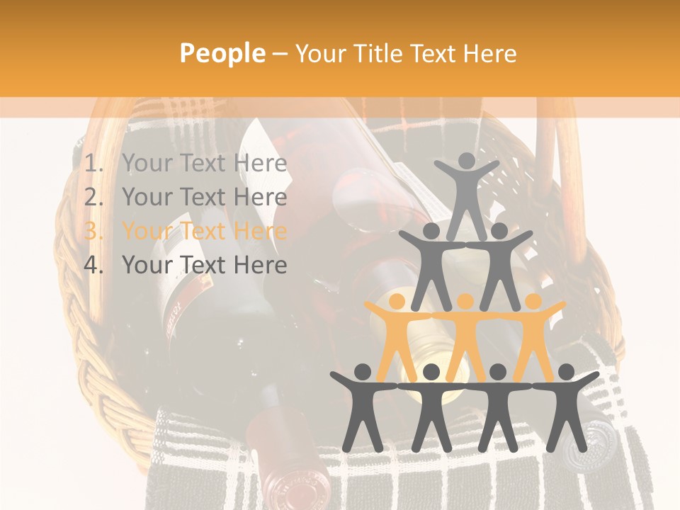 Picnic Hard Liquor Bunch PowerPoint Template