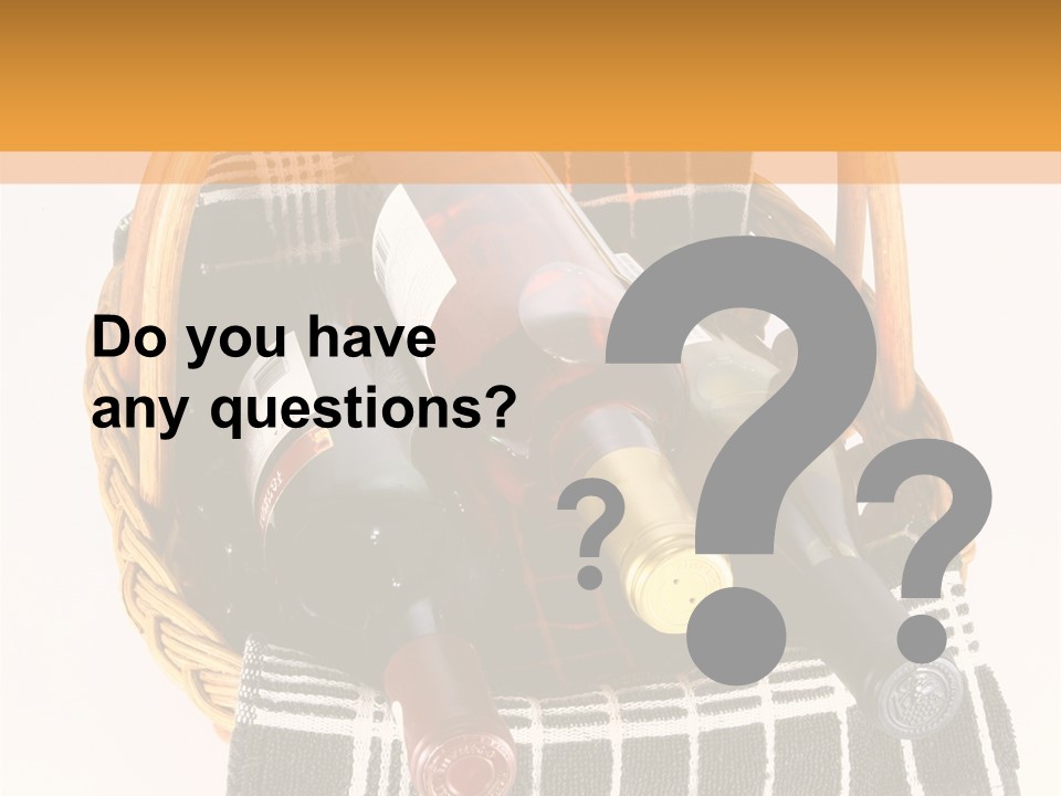 Picnic Hard Liquor Bunch PowerPoint Template