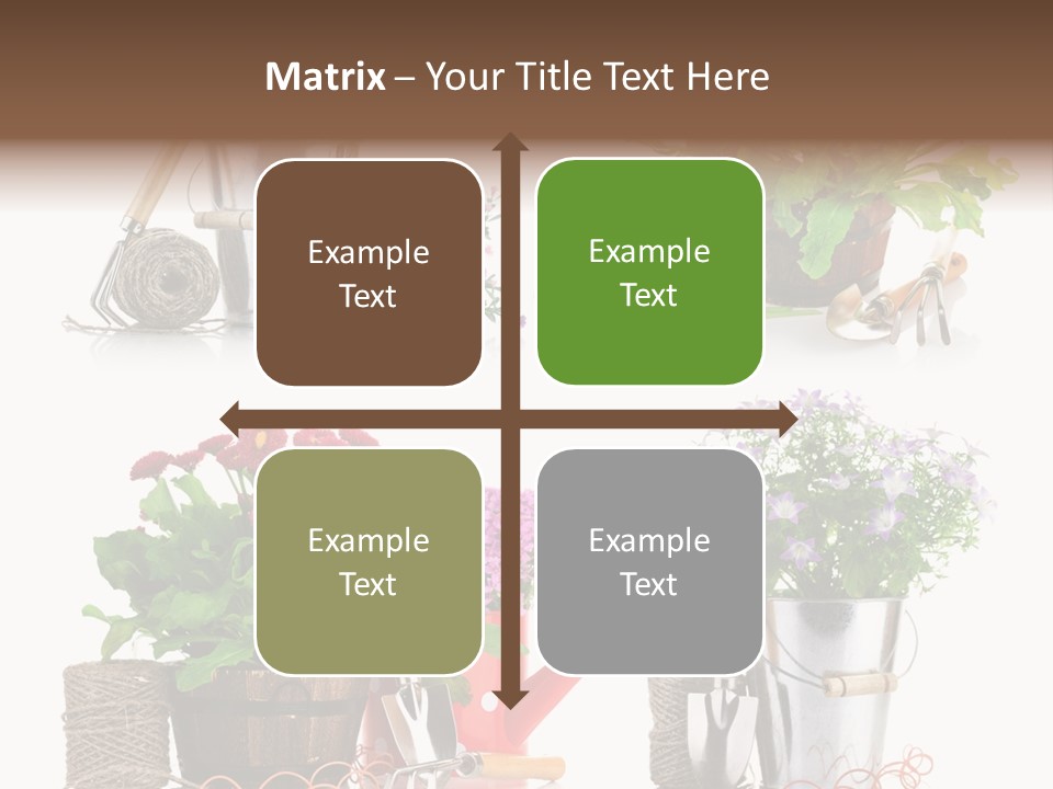 Landscape Blossoming Pink PowerPoint Template