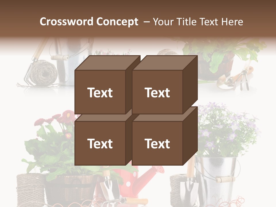 Landscape Blossoming Pink PowerPoint Template