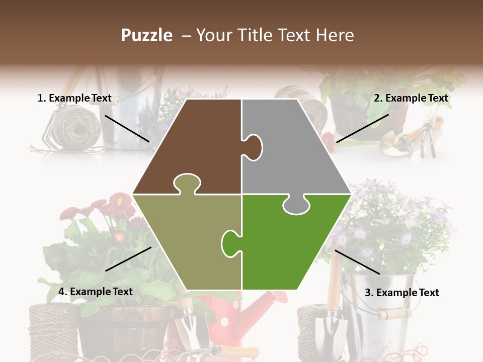 Landscape Blossoming Pink PowerPoint Template