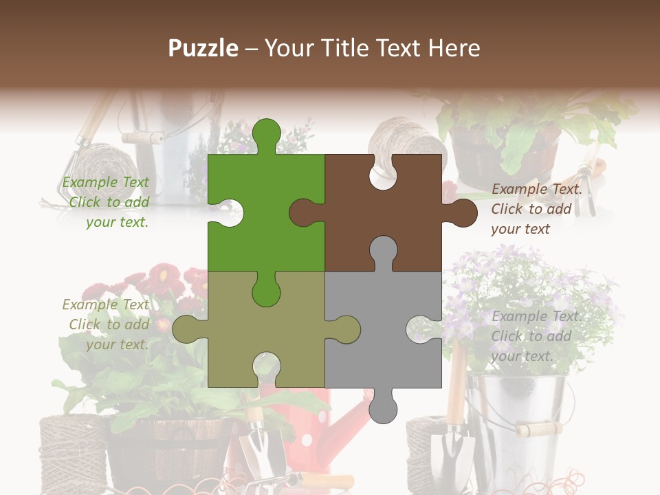 Landscape Blossoming Pink PowerPoint Template