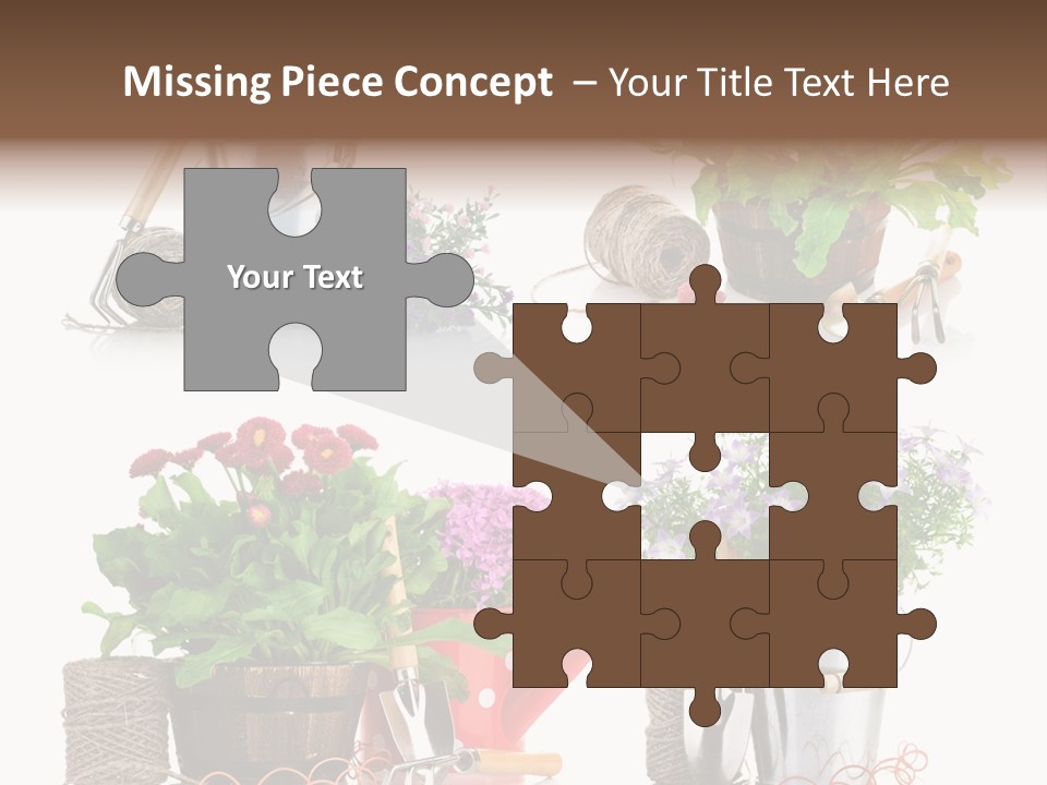 Landscape Blossoming Pink PowerPoint Template