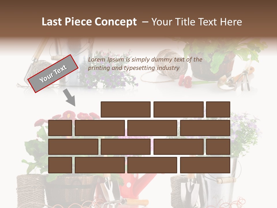 Landscape Blossoming Pink PowerPoint Template