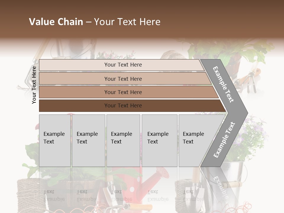 Landscape Blossoming Pink PowerPoint Template