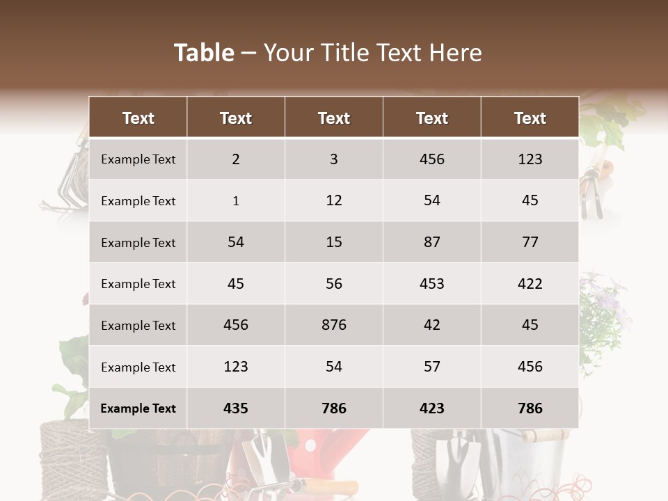 Landscape Blossoming Pink PowerPoint Template