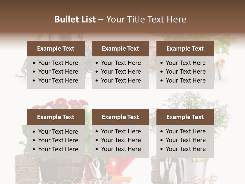 Landscape Blossoming Pink PowerPoint Template