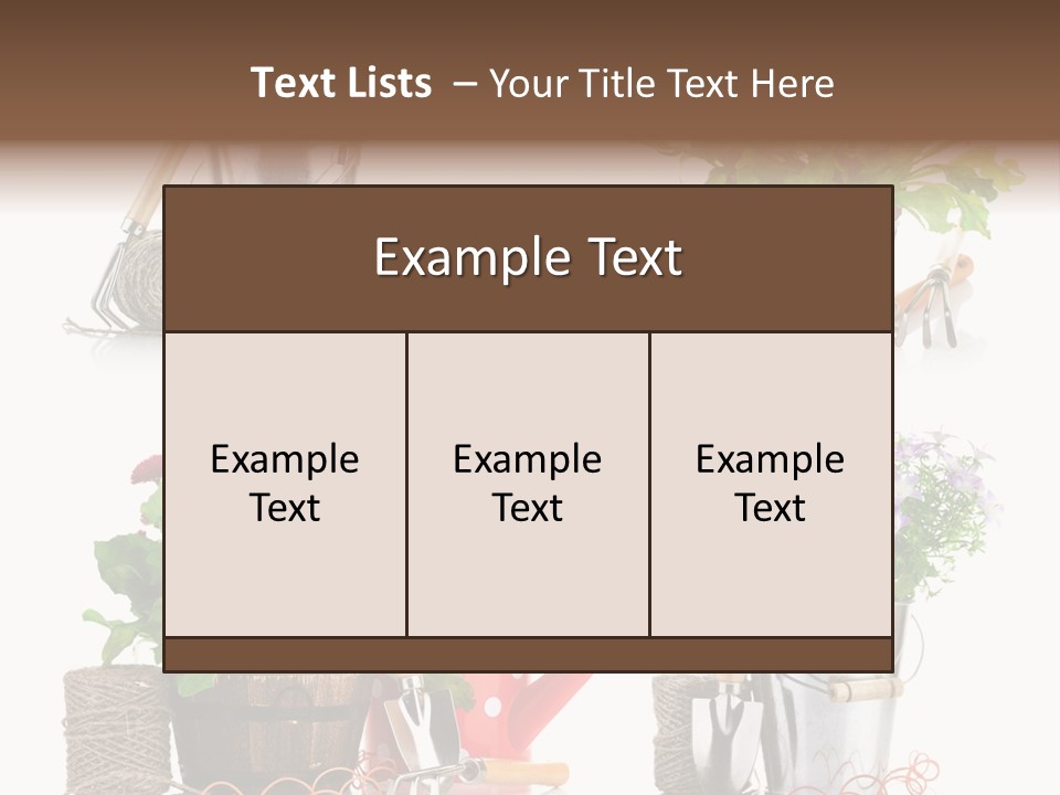 Landscape Blossoming Pink PowerPoint Template