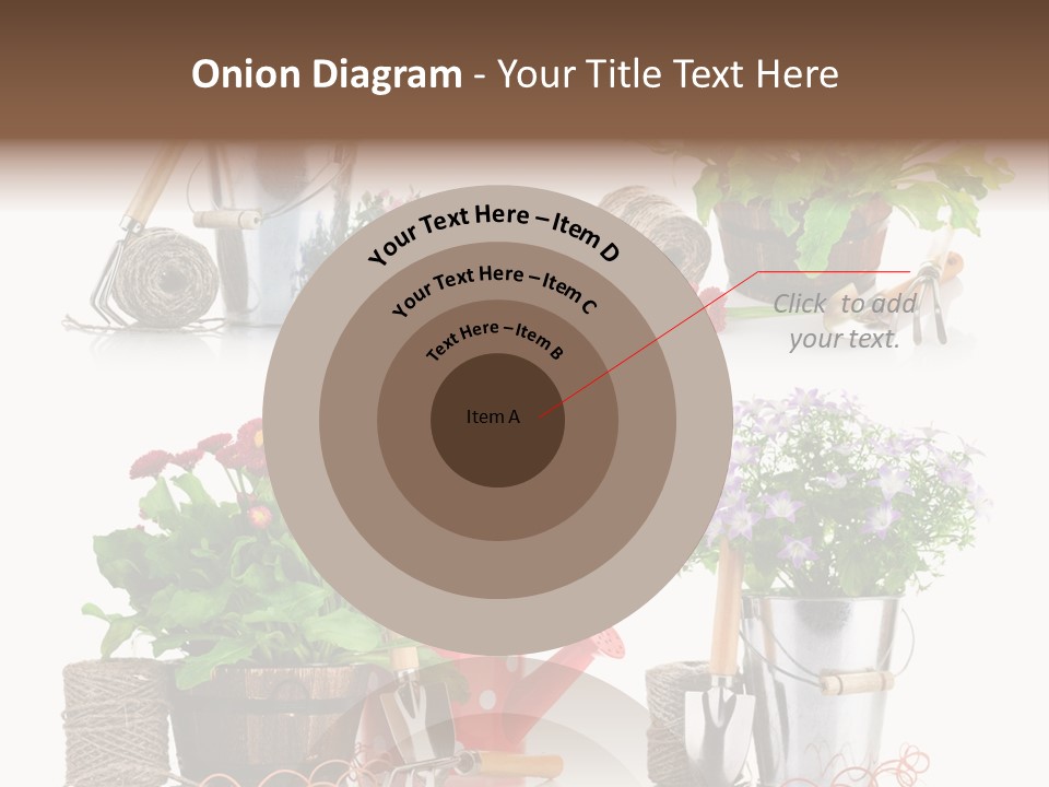 Landscape Blossoming Pink PowerPoint Template