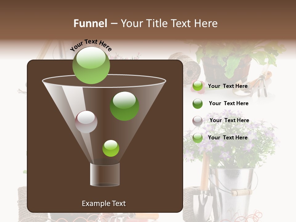 Landscape Blossoming Pink PowerPoint Template