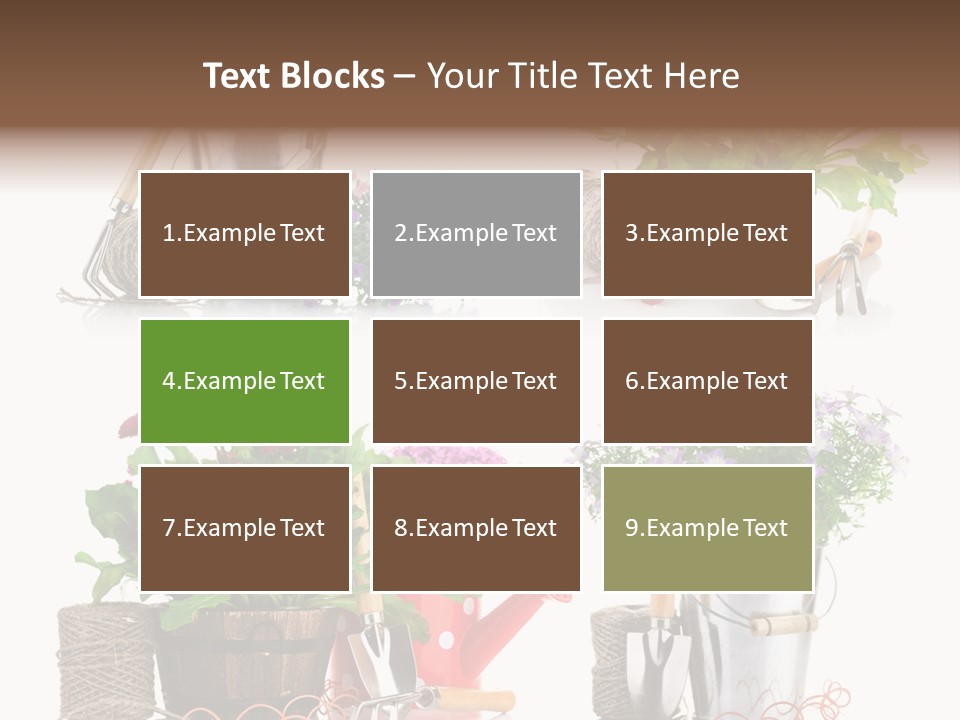 Landscape Blossoming Pink PowerPoint Template