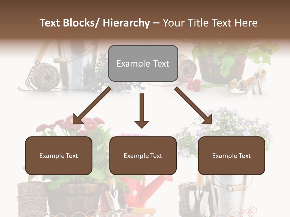 Landscape Blossoming Pink PowerPoint Template