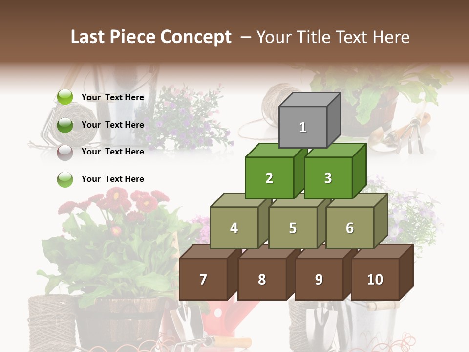 Landscape Blossoming Pink PowerPoint Template