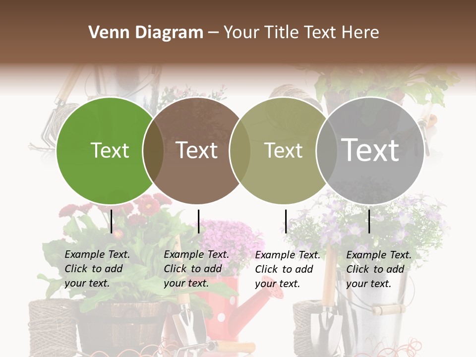 Landscape Blossoming Pink PowerPoint Template