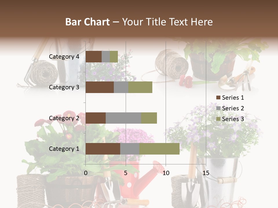 Landscape Blossoming Pink PowerPoint Template