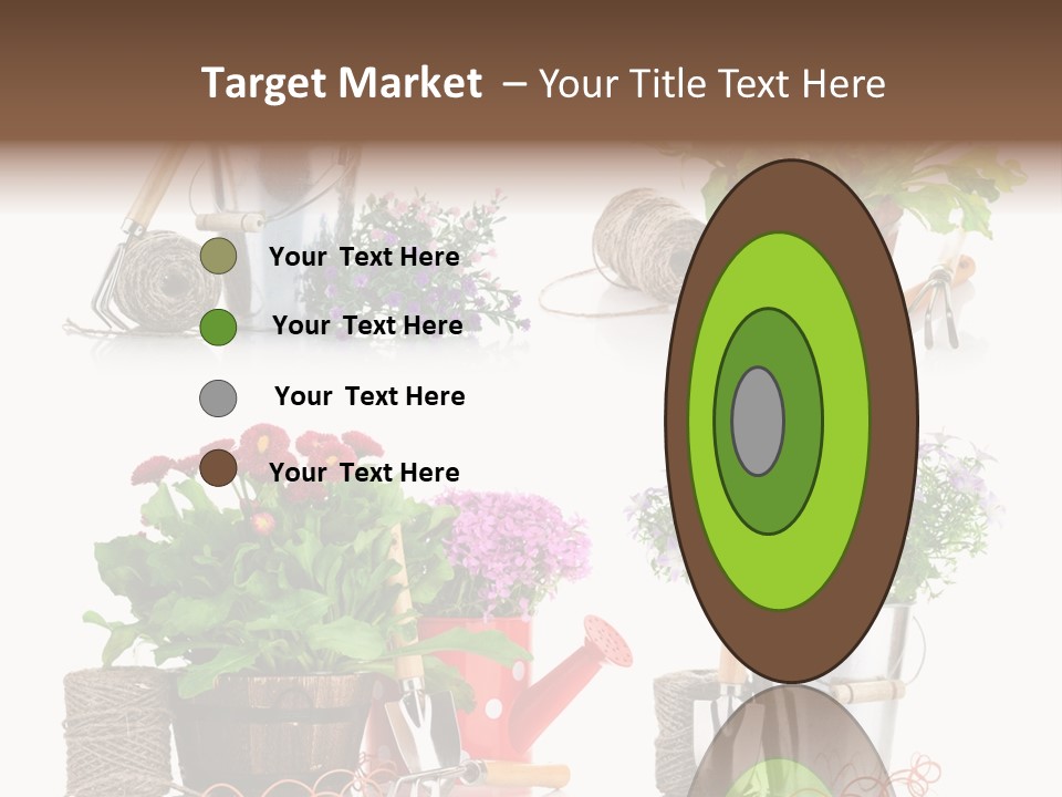 Landscape Blossoming Pink PowerPoint Template