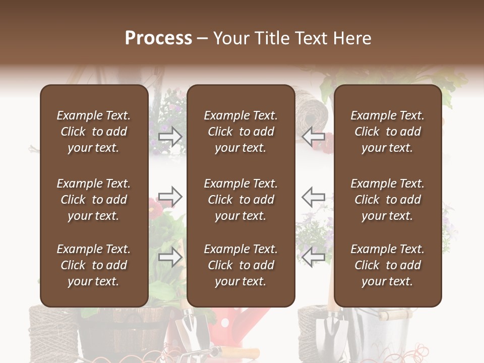 Landscape Blossoming Pink PowerPoint Template