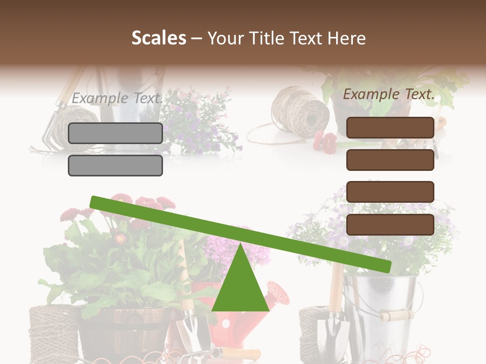Landscape Blossoming Pink PowerPoint Template