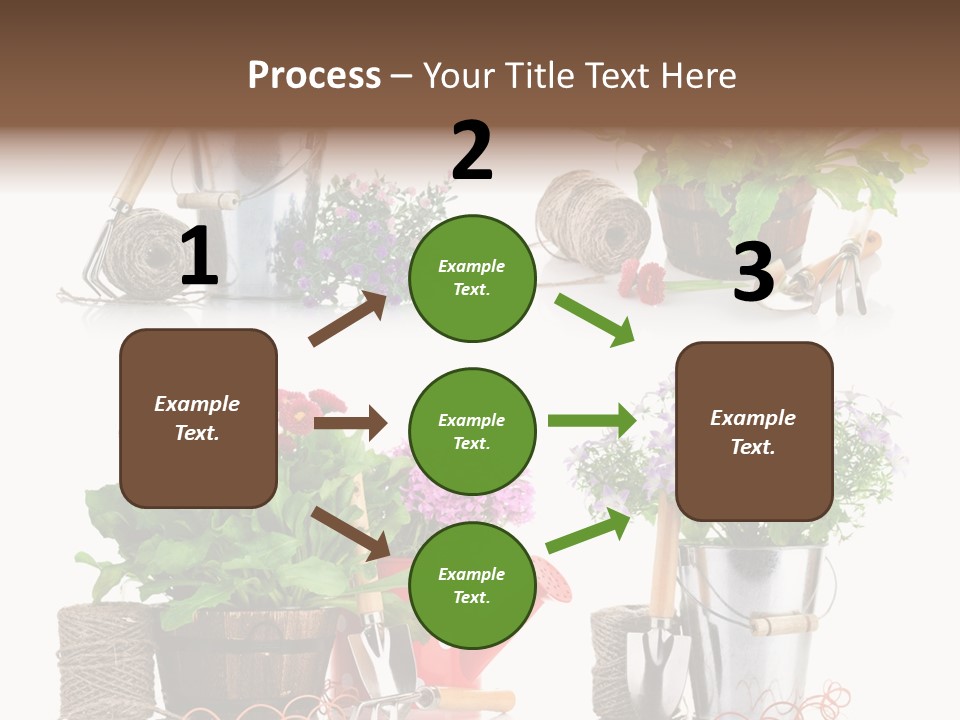 Landscape Blossoming Pink PowerPoint Template