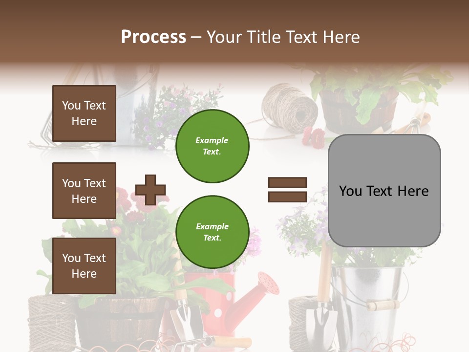 Landscape Blossoming Pink PowerPoint Template