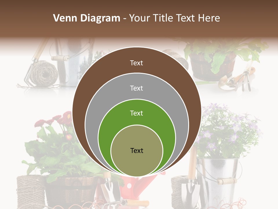 Landscape Blossoming Pink PowerPoint Template