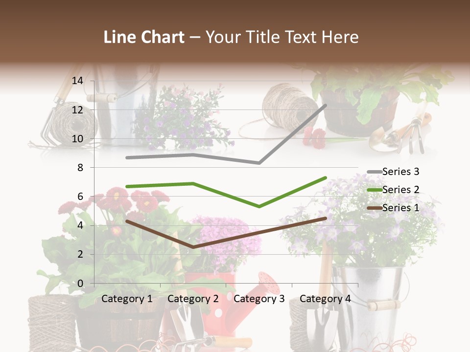 Landscape Blossoming Pink PowerPoint Template