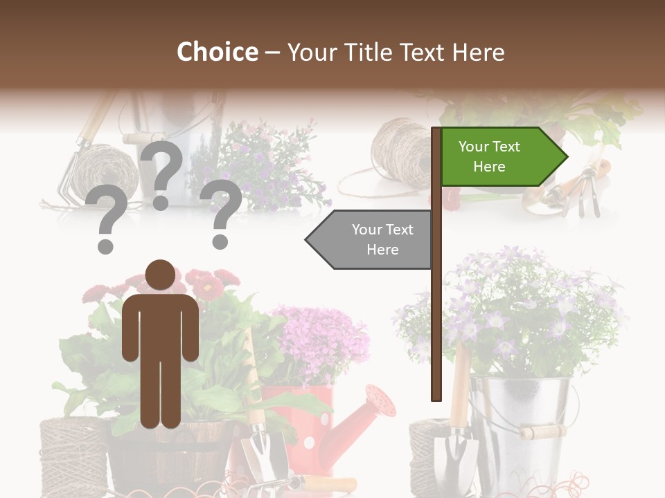 Landscape Blossoming Pink PowerPoint Template