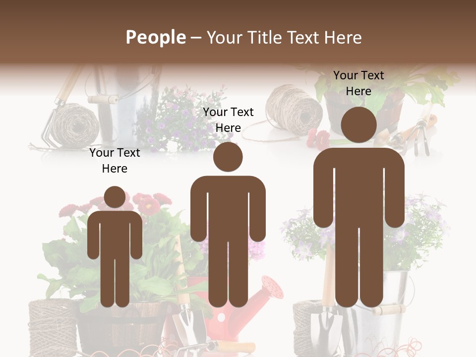 Landscape Blossoming Pink PowerPoint Template