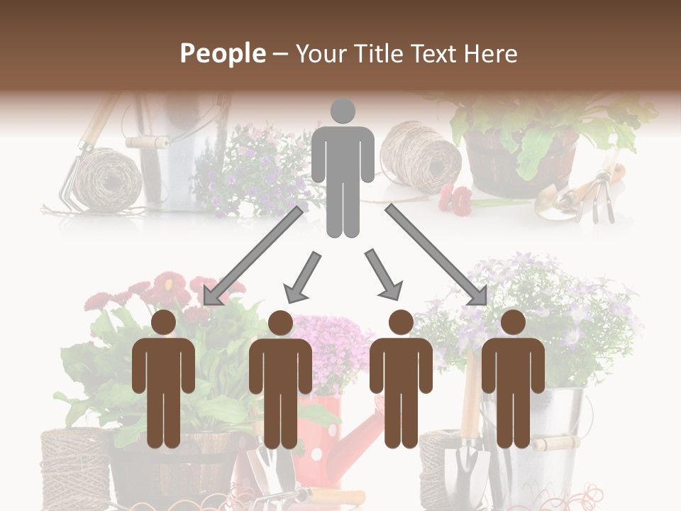 Landscape Blossoming Pink PowerPoint Template