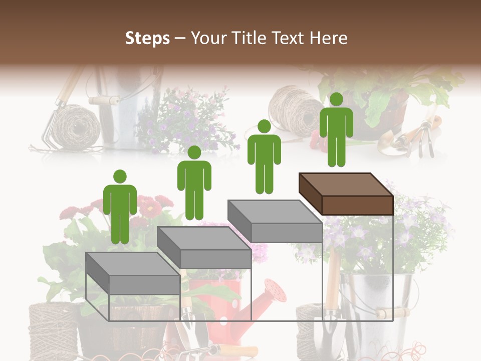 Landscape Blossoming Pink PowerPoint Template