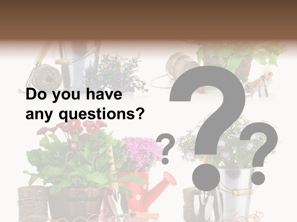 Landscape Blossoming Pink PowerPoint Template