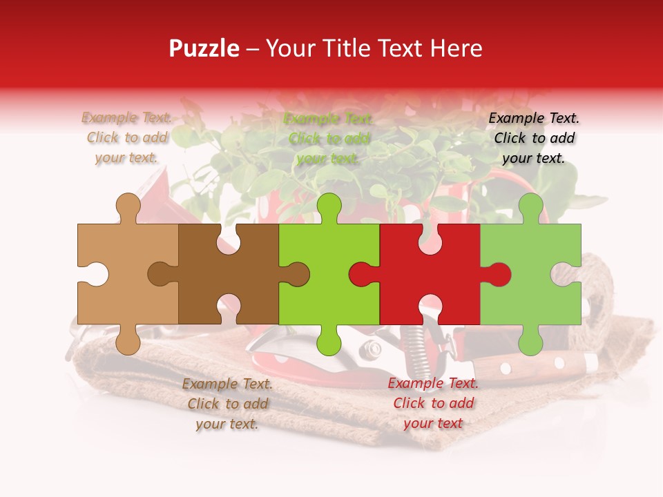 Skein Leaf Spring PowerPoint Template