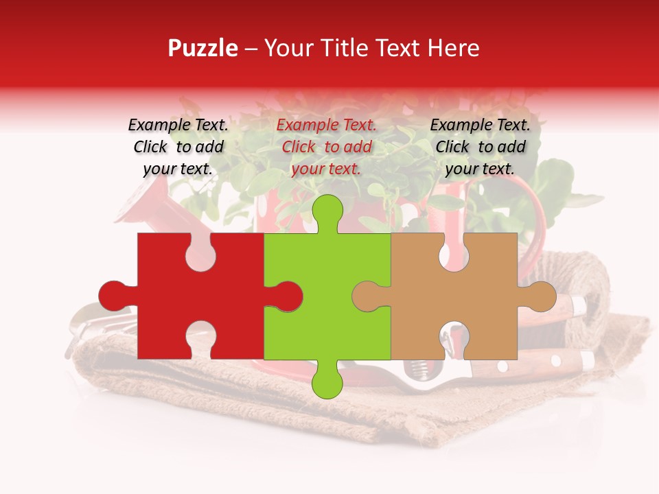 Skein Leaf Spring PowerPoint Template