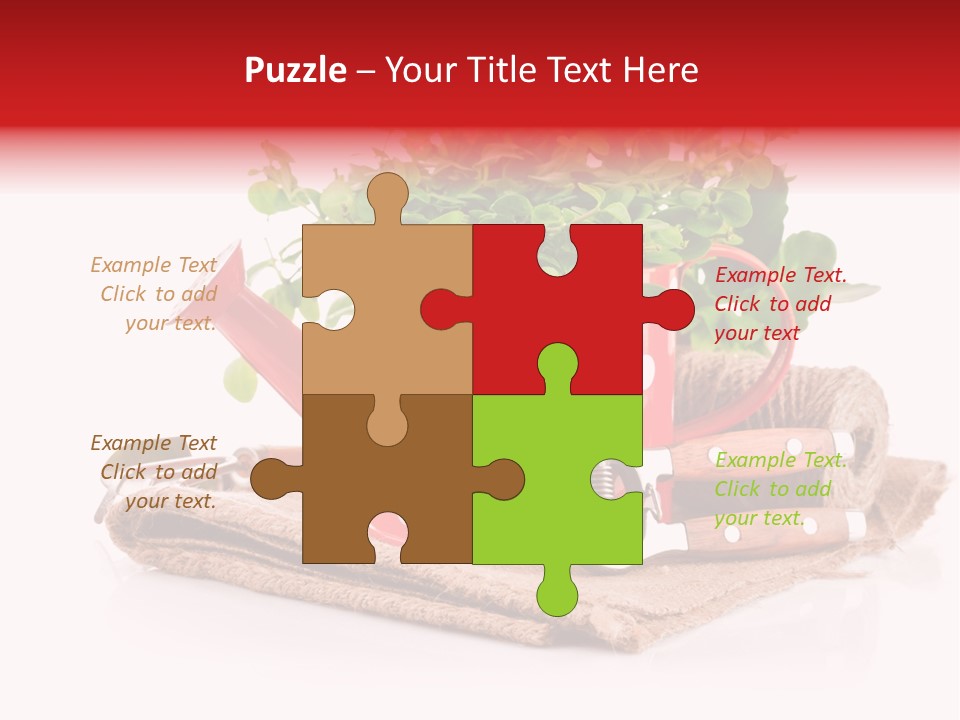 Skein Leaf Spring PowerPoint Template