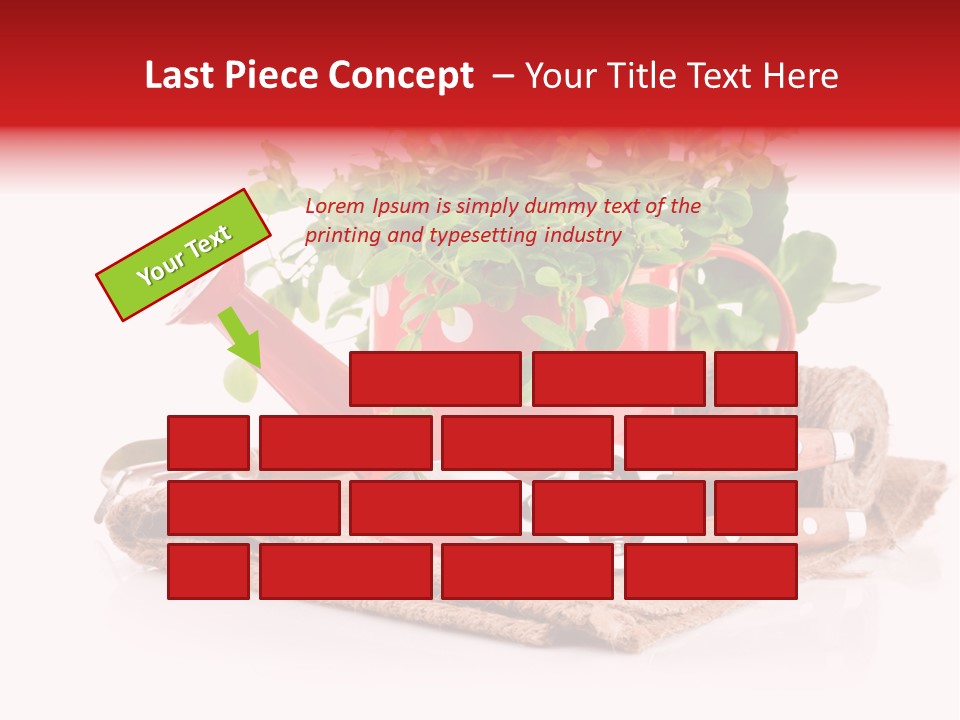 Skein Leaf Spring PowerPoint Template