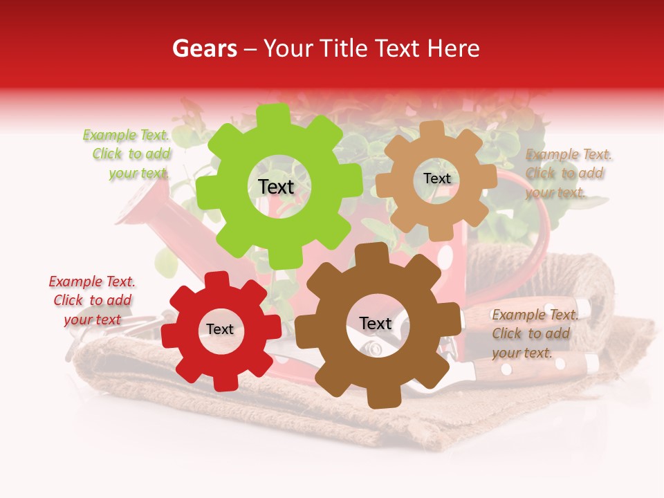 Skein Leaf Spring PowerPoint Template