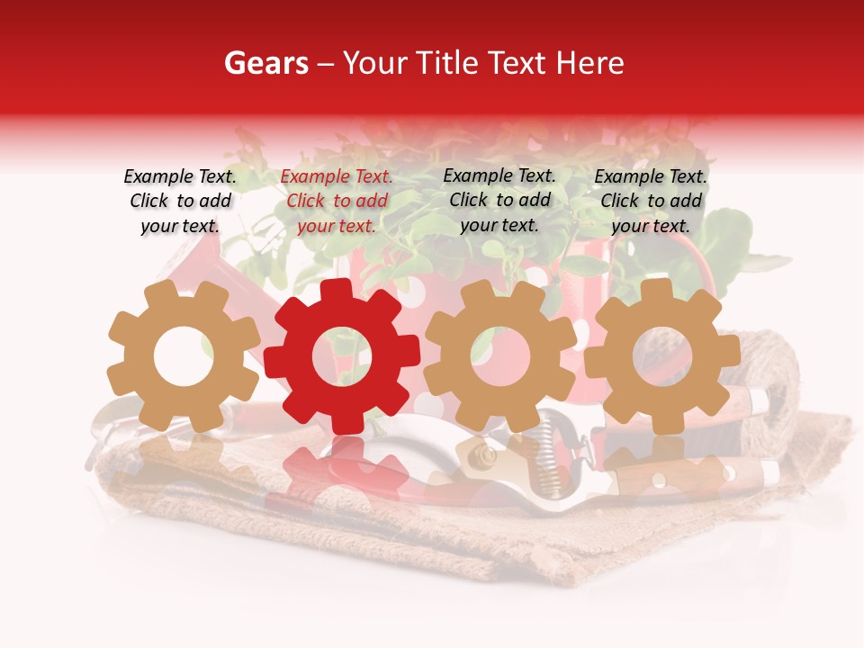 Skein Leaf Spring PowerPoint Template