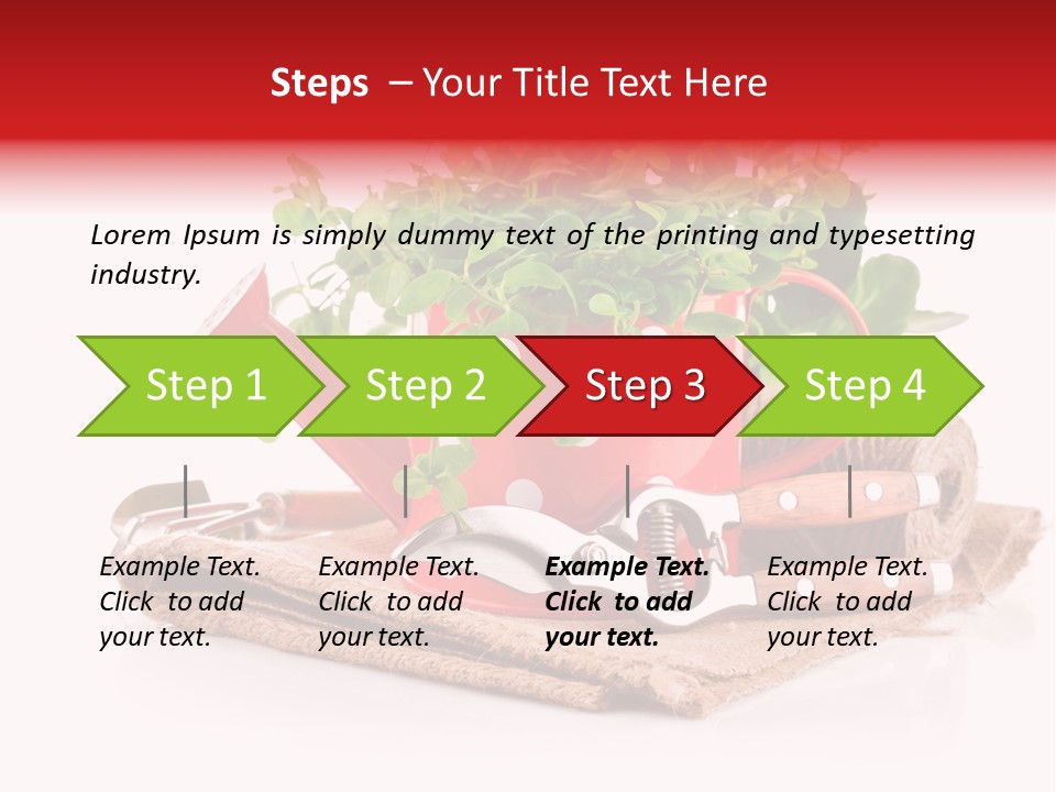 Skein Leaf Spring PowerPoint Template