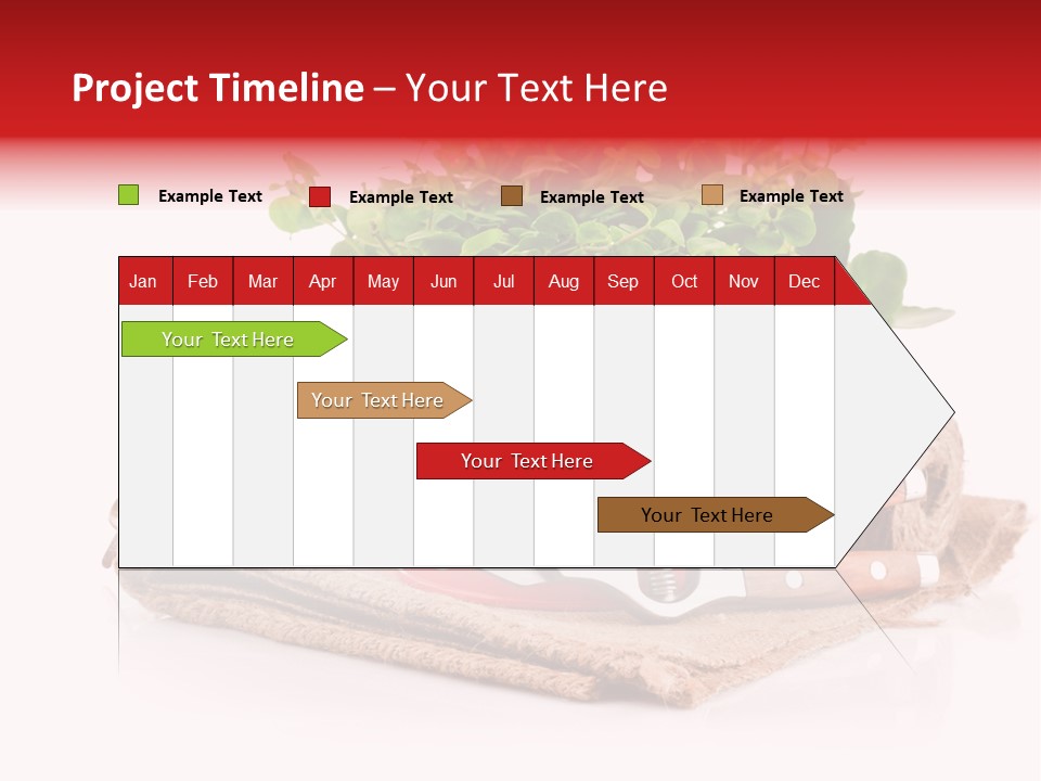 Skein Leaf Spring PowerPoint Template