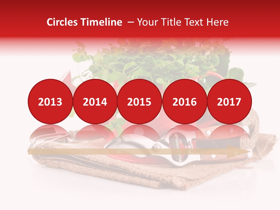 Skein Leaf Spring PowerPoint Template