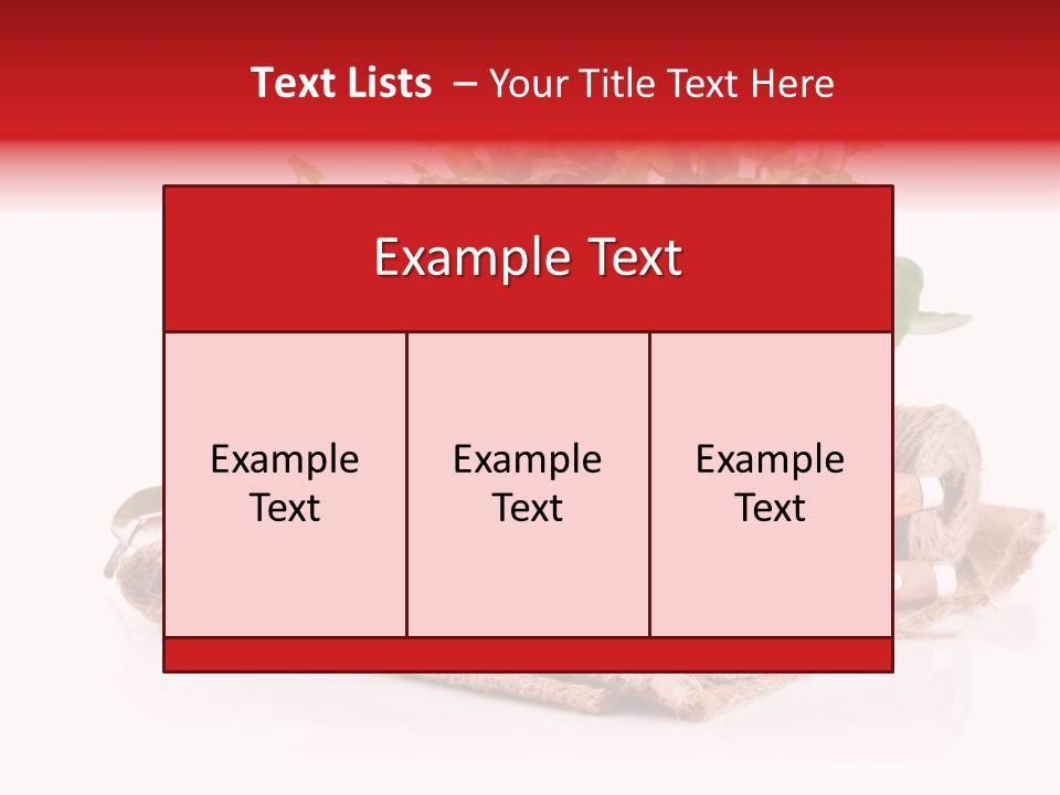 Skein Leaf Spring PowerPoint Template