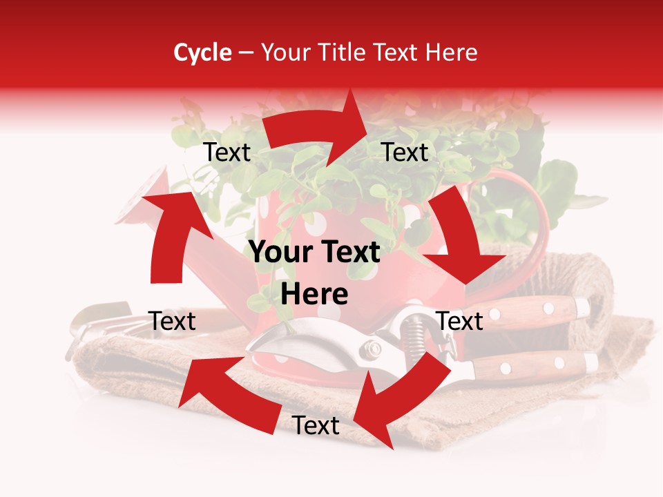 Skein Leaf Spring PowerPoint Template