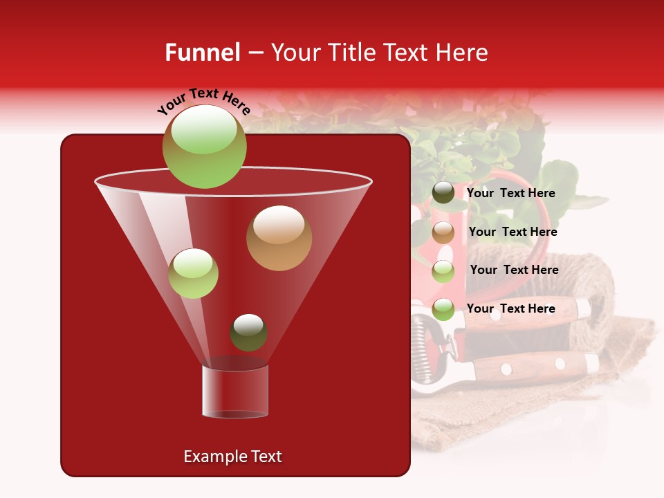 Skein Leaf Spring PowerPoint Template